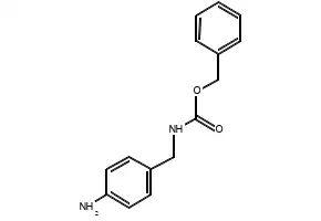 4-N-Cbz-Aminomethylaniline structure, CAS 168050-39-3