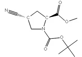 (2S,4R)-4-Cyanopyrrolidine-2-carboxylicacid structure, CAS 273221-93-5