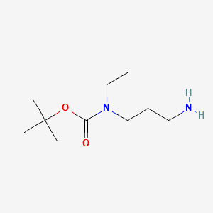 Tert-Butyl3-aminopropyl(Ethyl)carbamate structure, CAS 273409-54-4