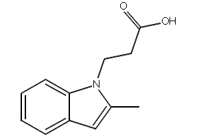 Ethyl3-(3-(2-ethoxy-2-oxoEthyl)-1-methyl-1H-indol-2-yl)propanoate structure, CAS 74120-22-2