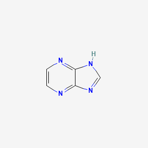 1H-Imidazo[4,5-b]pyrazine structure, CAS 273-94-9