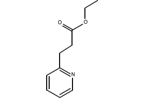 Ethyl3-(pyridin-2-yl)propanoate structure, CAS 2739-74-4