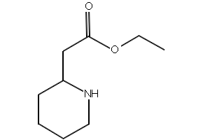 Ethyl2-piperidineacetate structure, CAS 2739-99-3