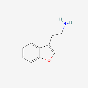 3-Benzofuranethanamine structure, CAS 27404-31-5