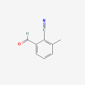 2-Formyl-6-methylbenzonitrile structure, CAS 27613-37-2