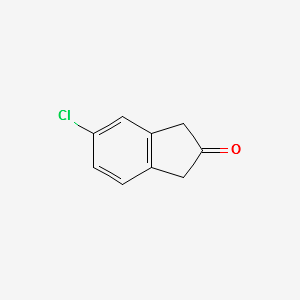 5-Chloro-2-indanone structure, CAS 74444-81-8