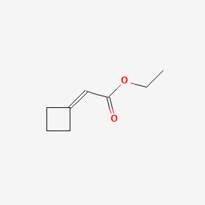 Ethyl2-cyclobutylideneacetate structure, CAS 27741-65-7