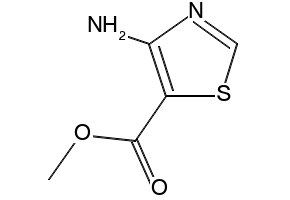 4-Amino-thiazole-5-carboxylicacidmethylester structure, CAS 278183-10-1