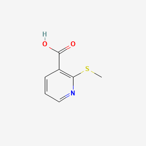 2-Methylthio-3-pyridinecarboxylicacid structure, CAS 74470-23-8