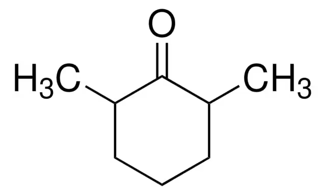 2,6-Dimethylcyclohexanone structure, CAS 2816-57-1