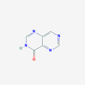 Pyrimido[5,4-d]pyrimidin-4-ol structure, CAS 28285-65-6