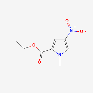 Ethyl1-Methyl-4-nitro-1H-pyrrole-2-carboxylate structure, CAS 2853-29-4