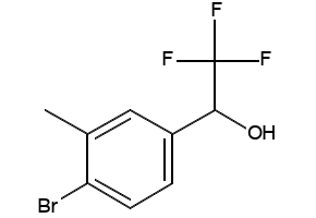 1-(4-Chloro-3-methylphenyl)-2,2,2-trifluoroethanol structure, CAS 286017-73-0