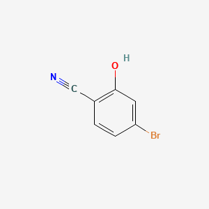 4-Bromo-2-hydroxybenzonitrile structure, CAS 288067-35-6
