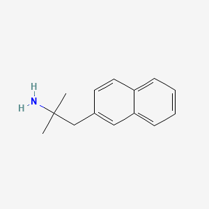 2-Methyl-1-(naphthalen-2-yl)propan-2-amine structure, CAS 198226-63-0