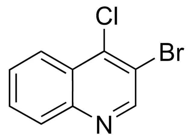 3-Bromo-4-chloroquinoline structure, CAS 74575-17-0