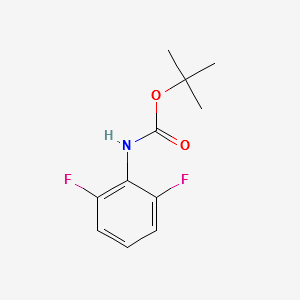 Tert-butyl2,6-difluorophenylcarbamate structure, CAS 745833-17-4