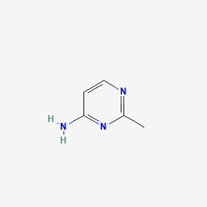 2-Methyl-4-pyrimidinamine structure, CAS 74-69-1