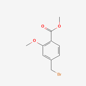 Methyl4-(bromomethyl)-2-methoxybenzoate structure, CAS 74733-27-0