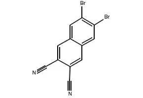 2,3-Dibromo-6,7-dicyanonephthalene structure, CAS 74815-81-9