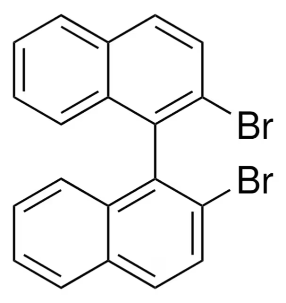 2,2'-Dibromo-1,1'-binaphthyl structure, CAS 74866-28-7
