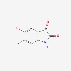 5-Fluoro-6-methylIsatin structure, CAS 749240-54-8