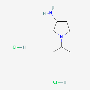 1-Isopropyl-pyrrolidin-3-ylaminedihydrochloride structure, CAS 19985-09-2