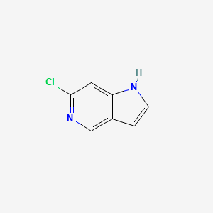 6-Chloro-5-azaindole structure, CAS 74976-31-1