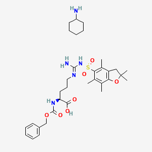 Z-L-Arg(PBF)-OHCHA structure, CAS 200190-89-2