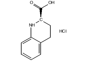 D-1,2,3,4-Tetrahydroquinoline-2-carboxylicacidhydrochloride structure, CAS 75433-76-0