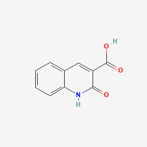 2-Hydroxyquinoline-3-carboxylicacid structure, CAS 2003-79-4
