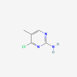4-Chloro-5-methylpyrimidin-2-amine structure, CAS 20090-58-8