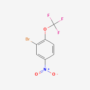 2-Bromo-4-nitro(trifluoromethoxy)benzene structure, CAS 200958-40-3