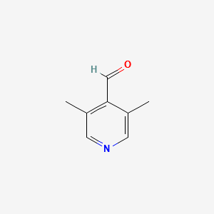 3,5-DiMethylpyridine-4-carbaldehyde structure, CAS 201286-64-8