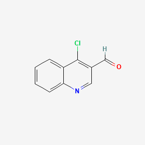 4-Chloro-3-quinolinecarboxaldehyde structure, CAS 201420-30-6