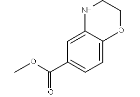 3,4-Dihydro-2H-benzo[1,4]oxazine-6-carboxylicacidmethylester structure, CAS 758684-29-6