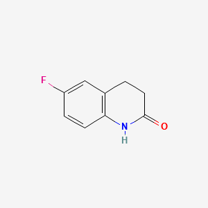 6-Fluoro-3,4-dihydroquinolin-2(1H)-one structure, CAS 75893-82-2