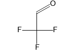 2,2,2-Trifluoroacetaldehyde structure, CAS 75-90-1