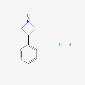 3-Phenylazetidinehydrochloride structure, CAS 7606-30-6