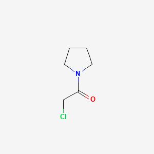 2-Chloro-1-pyrrolidin-1yl-ethanone structure, CAS 20266-00-6
