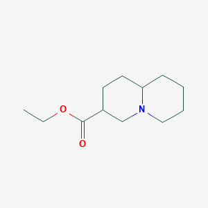 Octahydro-2H-quinolizine-3-carboxylicacidethylester structure, CAS 76211-05-7