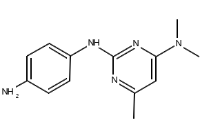 N4,6-Diphenylpyrimidine-2,4-diamine structure, CAS 76369-29-4