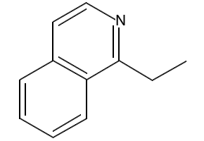 1-Ethylisoquinoline structure, CAS 7661-60-1