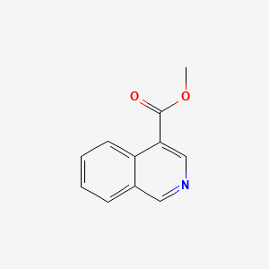 4-Isoquinolinecarboxylicacidmethylester structure, CAS 20317-40-2