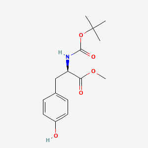 Boc-D-tyrosinemethylester structure, CAS 76757-90-9