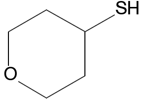 Tetrahydro-pyran-4-thiol structure, CAS 203246-71-3