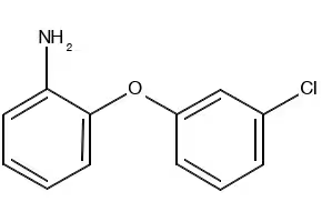 2-(3-Chlorophenoxy)aniline structure, CAS 76838-73-8
