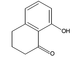 3,4-Dihydro-8-hydroxynaphthalen-1(2H)-one structure, CAS 7695-47-8