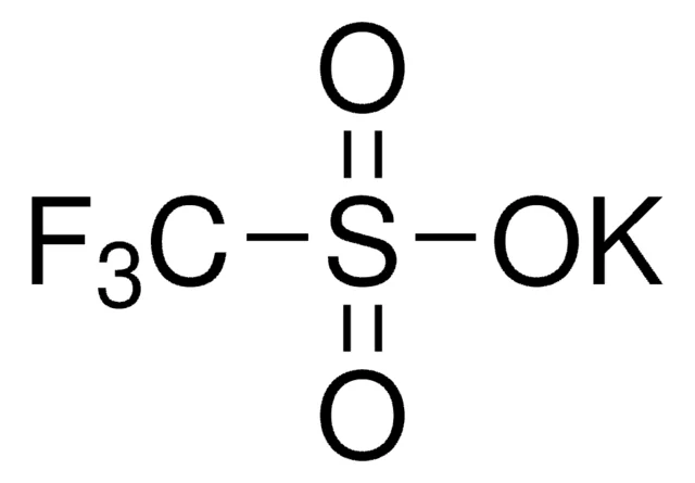 Potassiumtrifluoromethanesulfonate structure, CAS 2926-27-4