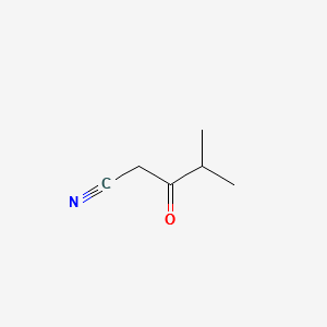 4-Methyl-3-oxo-pentanenitrile structure, CAS 29509-06-6
